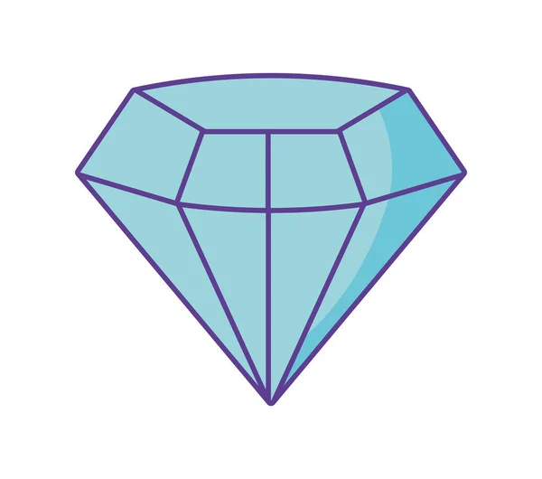 Blå diamant design — Stock vektor