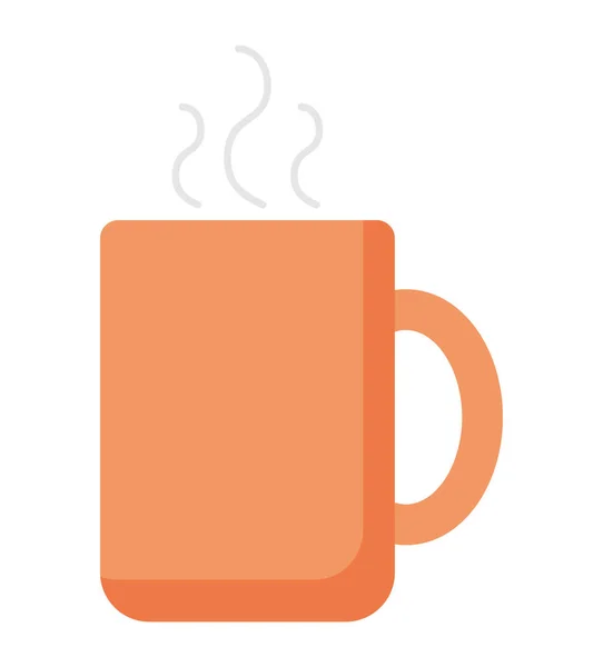 Oranje koffiekopje — Stockvector