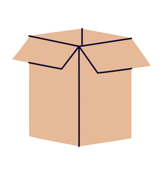 Beige box illustration — Stock vektor