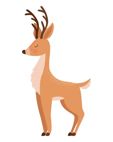 棕色驯鹿设计 — 图库矢量图片