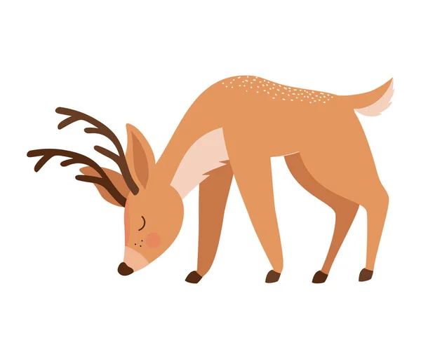 Belle conception de renne — Image vectorielle