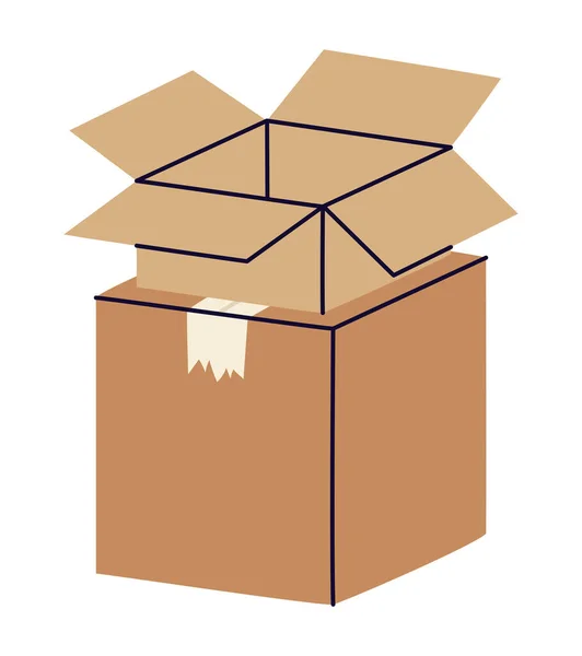 Nice boxes pile — Stock Vector