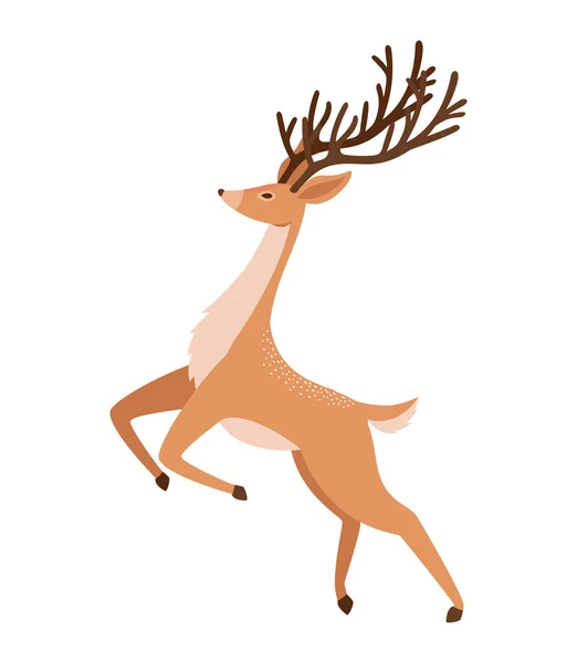 可爱的驯鹿设计 — 图库矢量图片