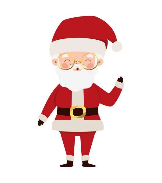 멋진 산타의 삽화 — 스톡 벡터