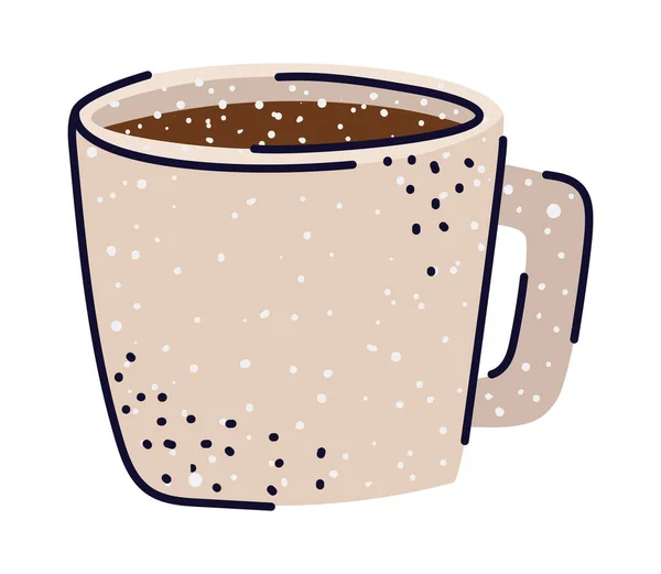 Bella tazza di caffè — Vettoriale Stock