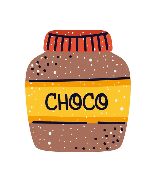 Choco jar design — стоковый вектор