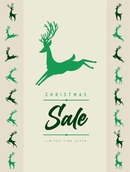 Cartel de venta de Navidad — Archivo Imágenes Vectoriales