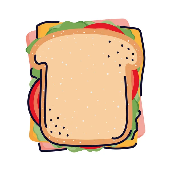 Mooi sandwich ontwerp — Stockvector