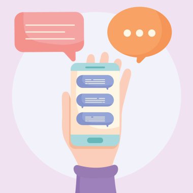 Güzel akıllı telefon kartı.