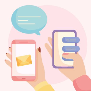 Güzel akıllı telefon kartı.