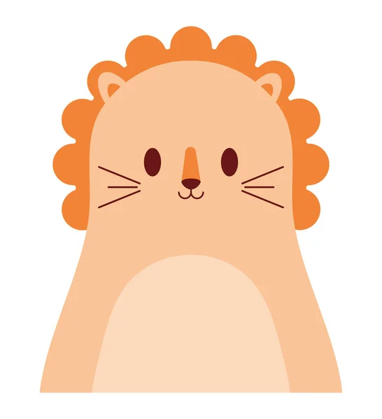 Bonito bebé león — Vector de stock