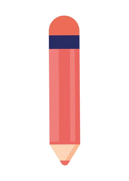 Dessin crayon rouge — Image vectorielle