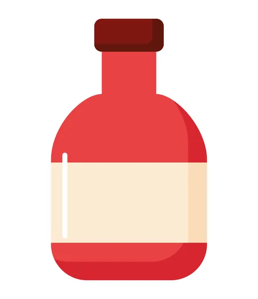 赤醤油ボトル — ストックベクタ