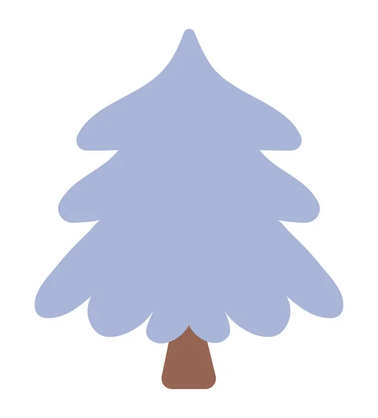 Disegno albero blu — Vettoriale Stock