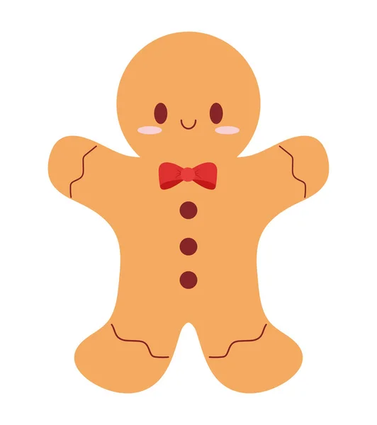 Gingerbread man design — Stock Vector