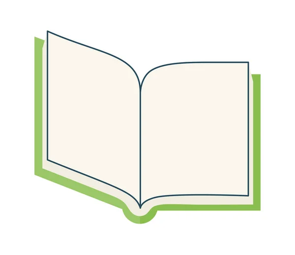 Bonito libro verde — Archivo Imágenes Vectoriales
