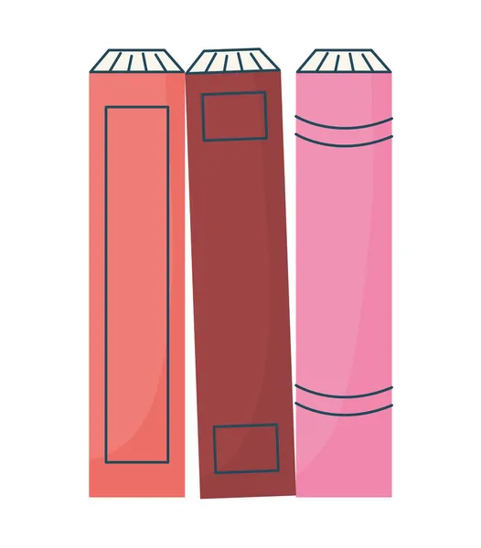 Beaux trois livres — Image vectorielle