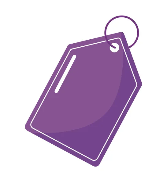 Rótulo de oferta roxo — Vetor de Stock