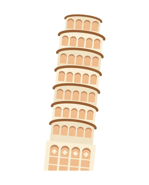 Pisa Tower design — Stockvector