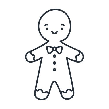 Zencefilli kurabiye adam siluet