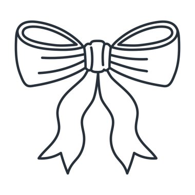 Dekoratif yay silueti