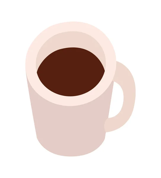 Belle tasse de café — Image vectorielle