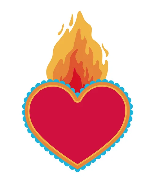 Beautiful heart icon — Stock Vector