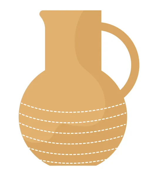 Illustration bol de poterie — Image vectorielle