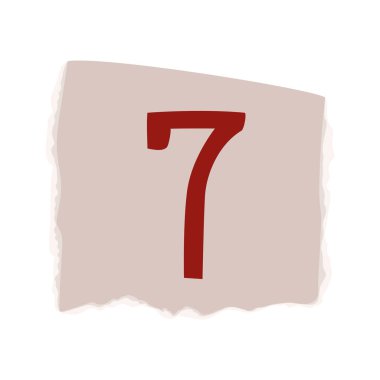 Fidye notu 7 numara.