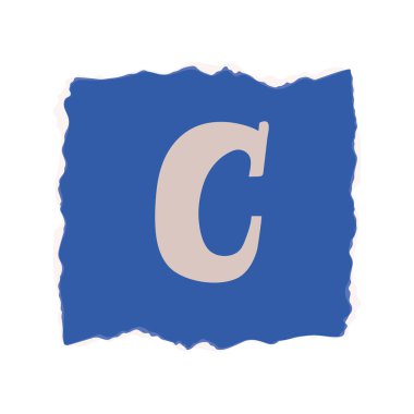 Fidye kağıdı, C harfi.