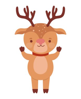 gülümseyen ren geyiği tasarımı