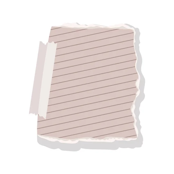 Rasgar icono de papel — Vector de stock