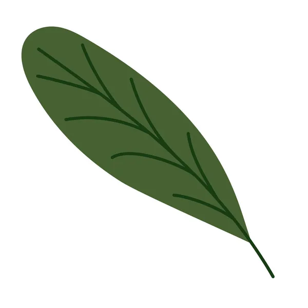 Ładny zielony liść — Wektor stockowy
