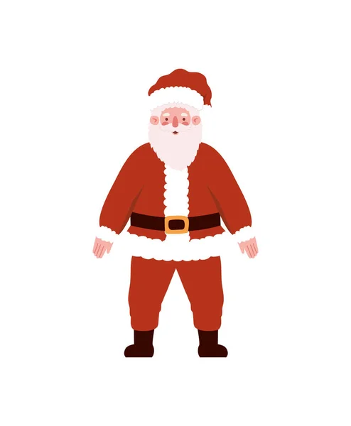 Schöne Weihnachtsmann-Illustration — Stockvektor