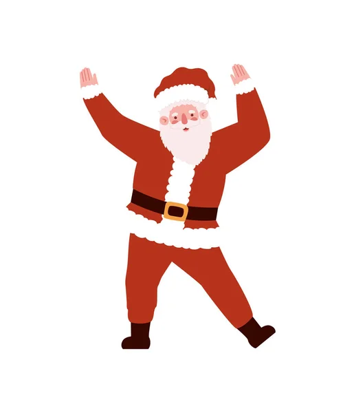 Hübsche Weihnachtsmann-Ikone — Stockvektor