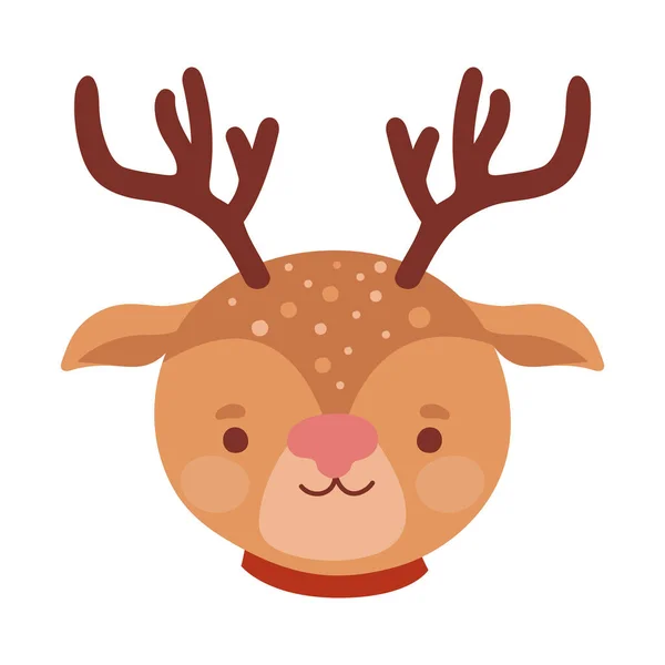 Happy reindeer design — Stock Vector