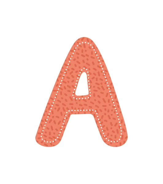 Belle lettre Une icône — Image vectorielle