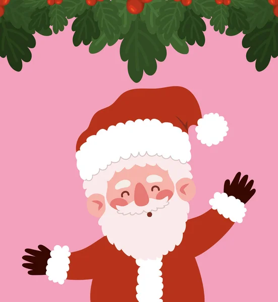 Santa poster ontwerp — Stockvector