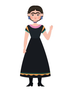 Güzel Frida Kahlo çizimi