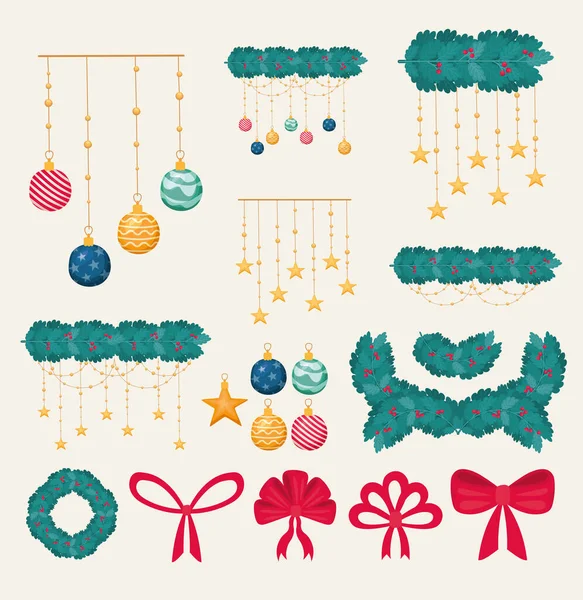 Decoraciones de Navidad utilidades — Archivo Imágenes Vectoriales