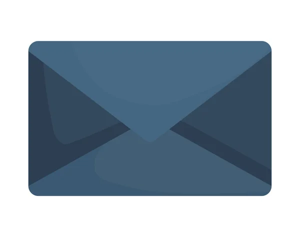 Grande envelope azul — Vetor de Stock