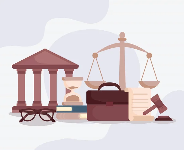 Aconselhamento jurídico ilustração — Vetor de Stock