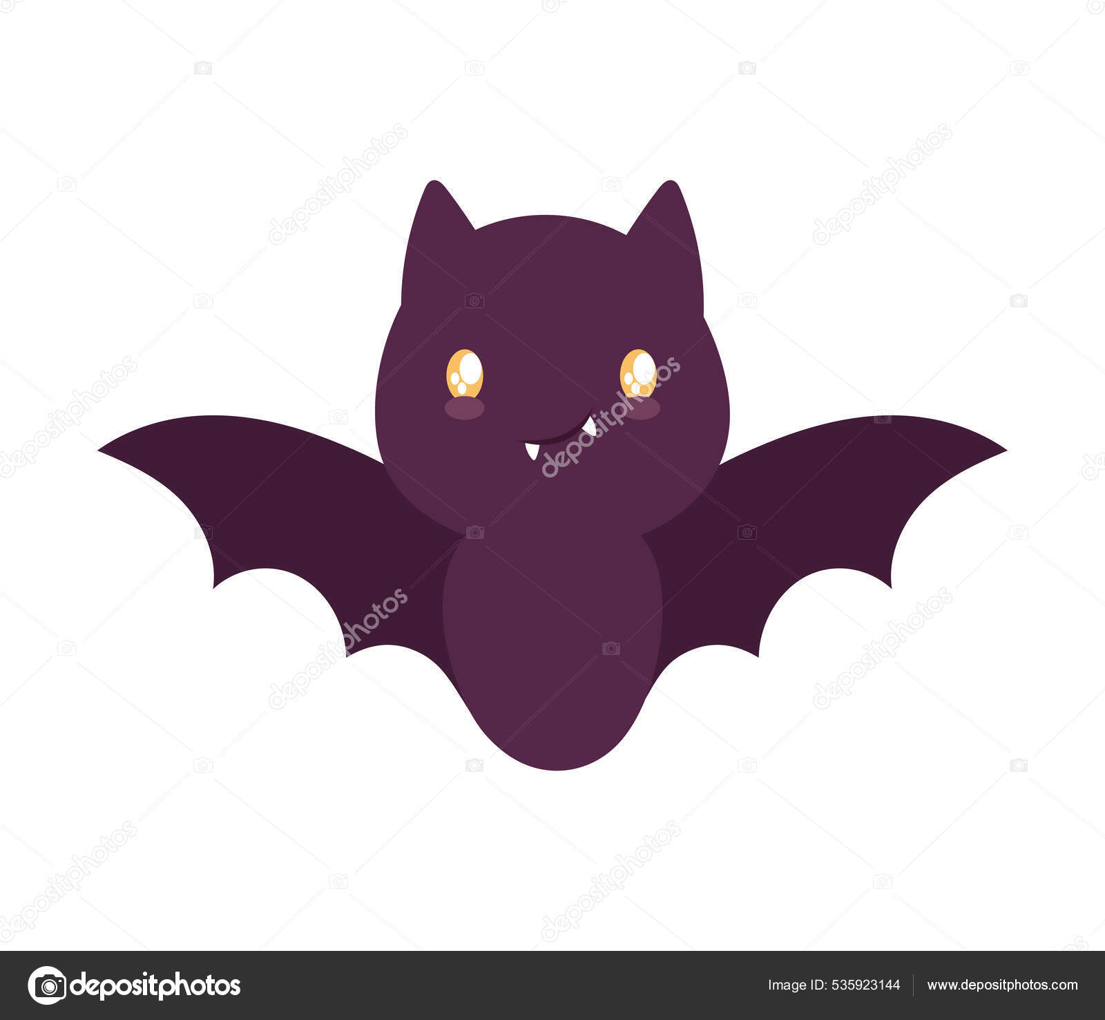 Gran murciélago bebé Vector de stock #535923144 de ©grgroupstock, image size:1600x1476