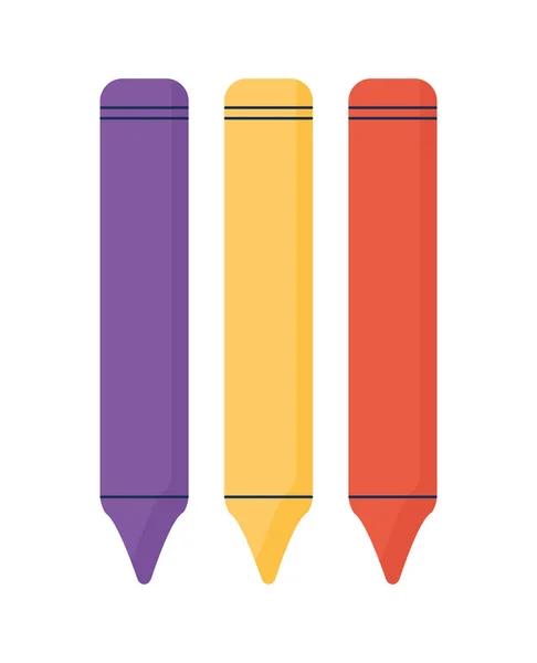 Crayons de couleurs — Image vectorielle