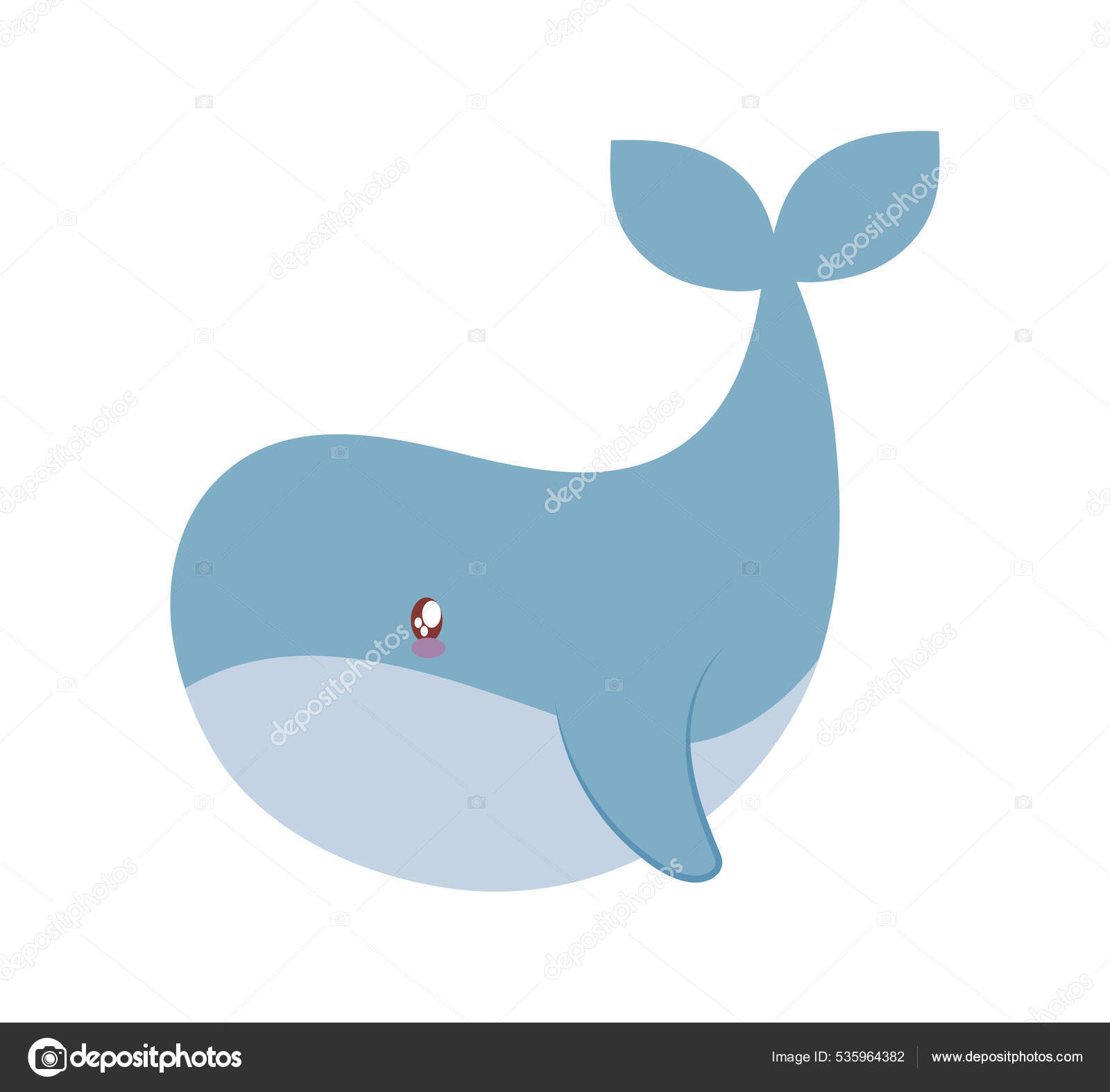 Great baby whale Stock Vector by ©grgroupstock 535964382