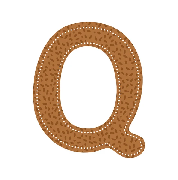 Bella lettera Q icona — Vettoriale Stock