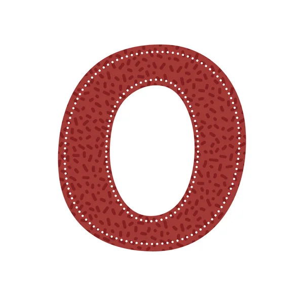 Belle lettre O icône — Image vectorielle