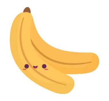 two cute bananas