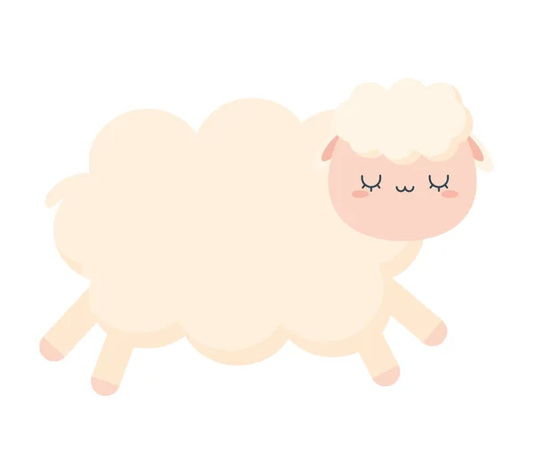 Sleepy sheep design — стоковый вектор