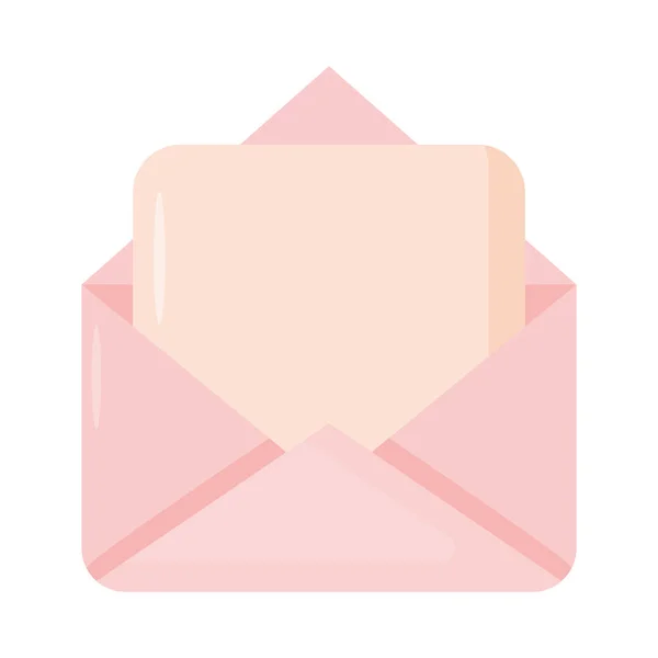 Cute letter icon — Vettoriale Stock